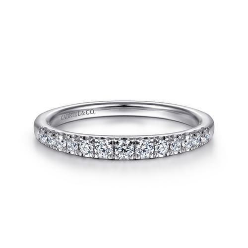 14K White Gold   Matching Wedding Band