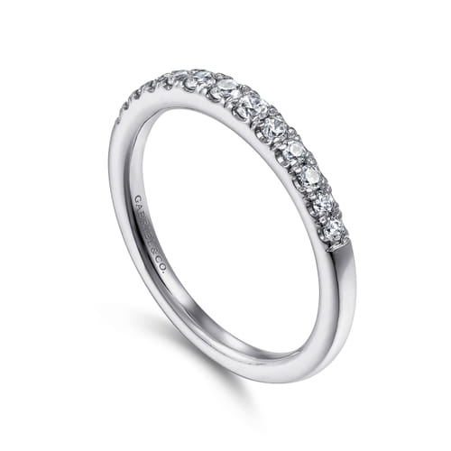 14K White Gold   Matching Wedding Band