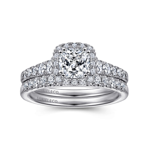 14K White Gold   Matching Wedding Band