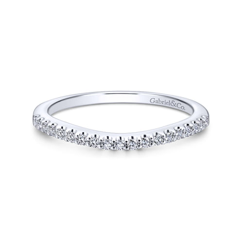 14K White Gold   Matching Wedding Band
