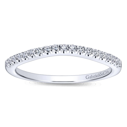14K White Gold   Matching Wedding Band