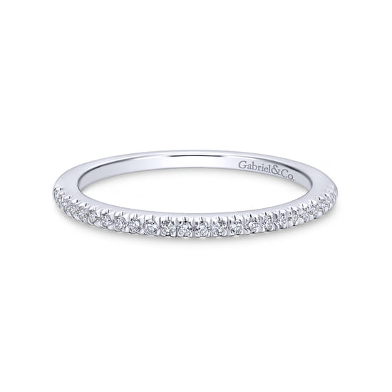 Gabriel - 14K White Gold Matching Wedding Band Gabriel - 14K White Gold Matching Wedding Band