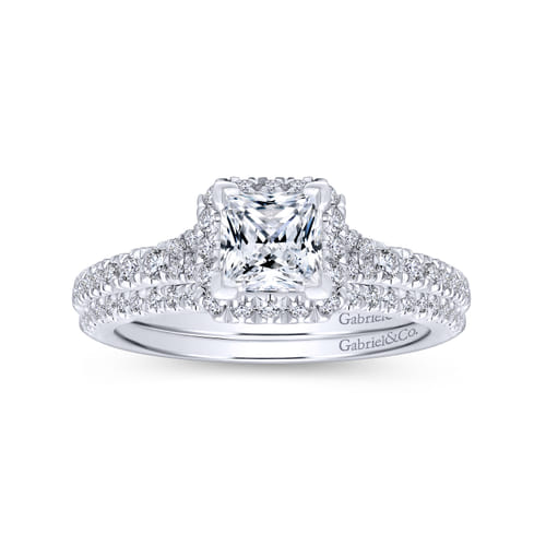 14K White Gold   Matching Wedding Band