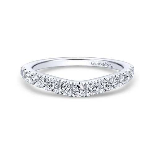 14K White Gold   Matching Wedding Band