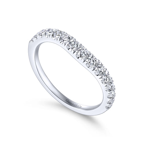 14K White Gold   Matching Wedding Band