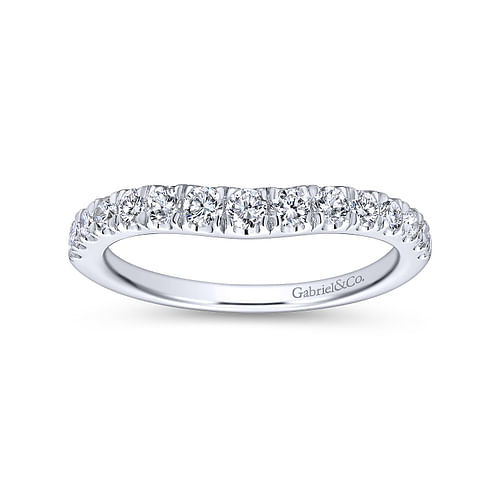 14K White Gold   Matching Wedding Band