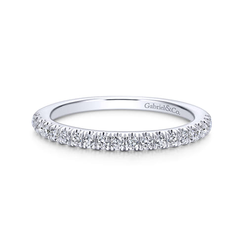 14K White Gold   Matching Wedding Band