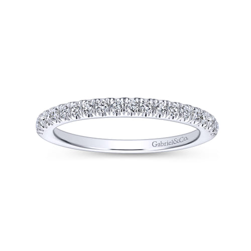 14K White Gold   Matching Wedding Band