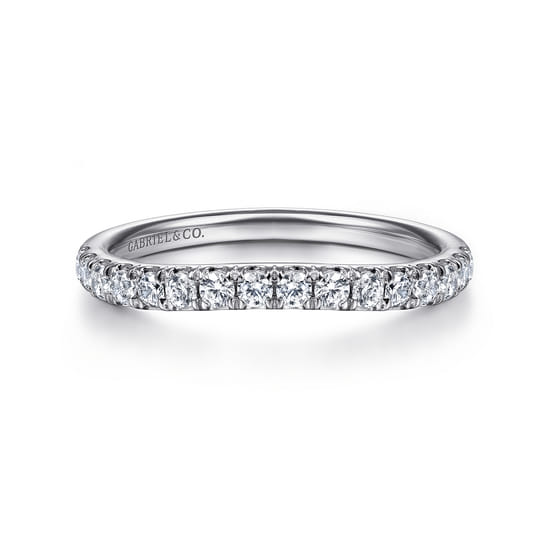 Gabriel - 14K White Gold   Matching Wedding Band