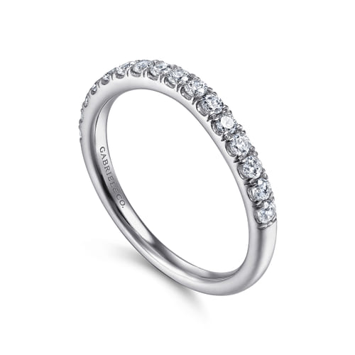 14K White Gold   Matching Wedding Band