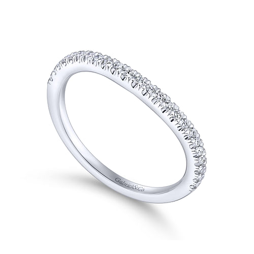 14K White Gold   Matching Wedding Band