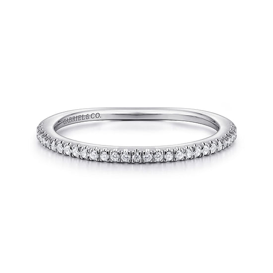 Gabriel - 14K White Gold   Matching Wedding Band