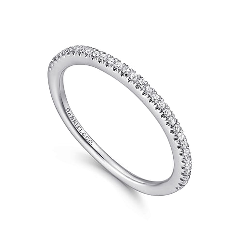 14K White Gold   Matching Wedding Band