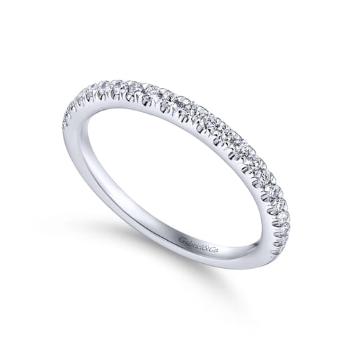 14K White Gold   Matching Wedding Band