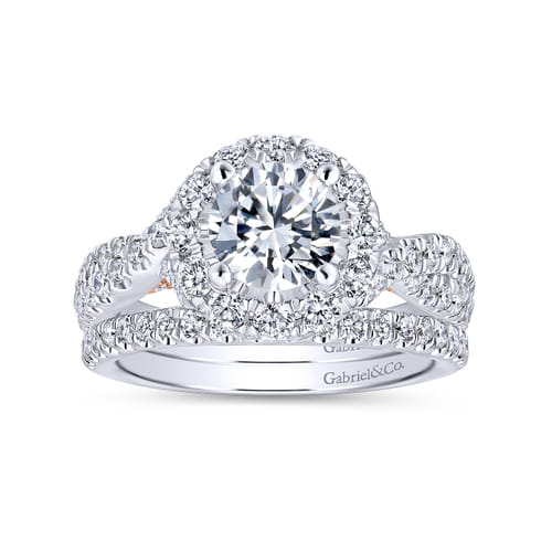 14K White Gold   Matching Wedding Band