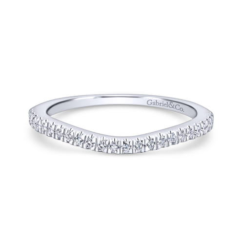 14K White Gold   Matching Wedding Band