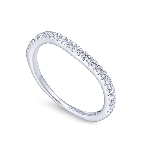 14K White Gold   Matching Wedding Band