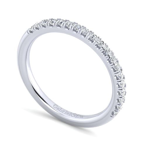 14K White Gold   Matching Wedding Band