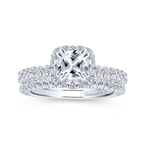 14K White Gold   Matching Wedding Band
