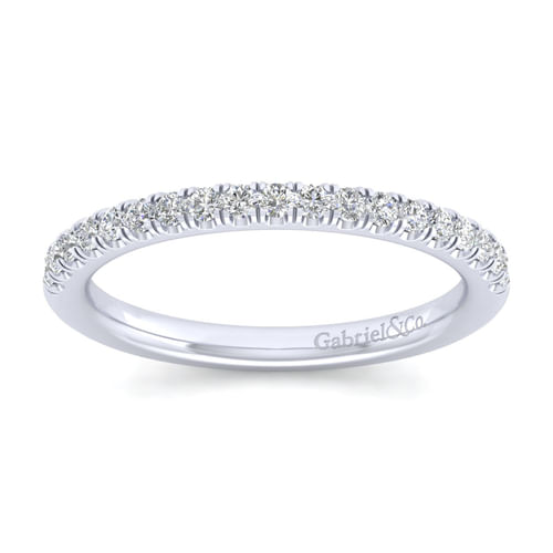 14K White Gold   Matching Wedding Band