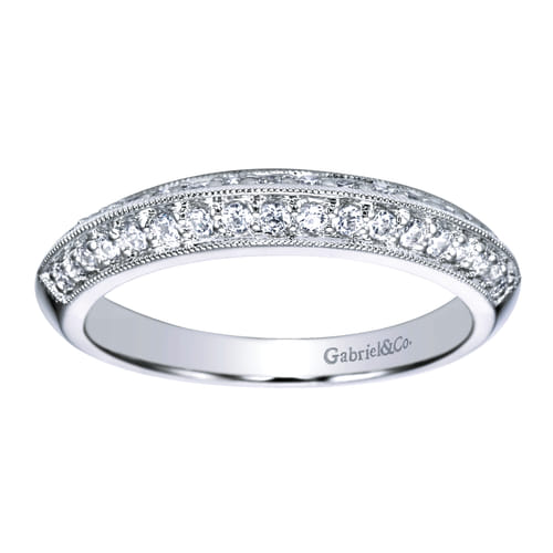 14K White Gold   Matching Wedding Band