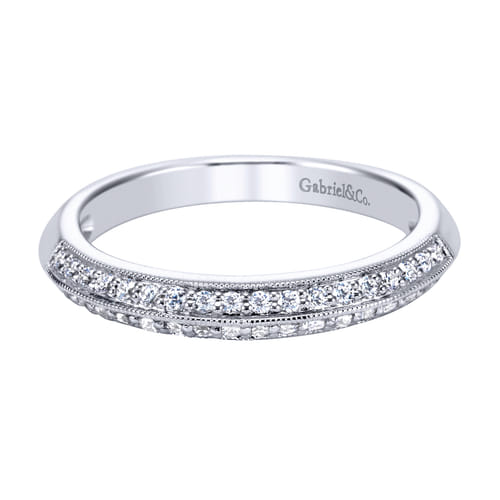 14K White Gold Matching Wedding Band 14K White Gold Matching Wedding Band