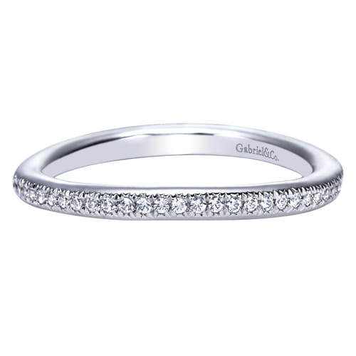 14K White Gold   Matching Wedding Band