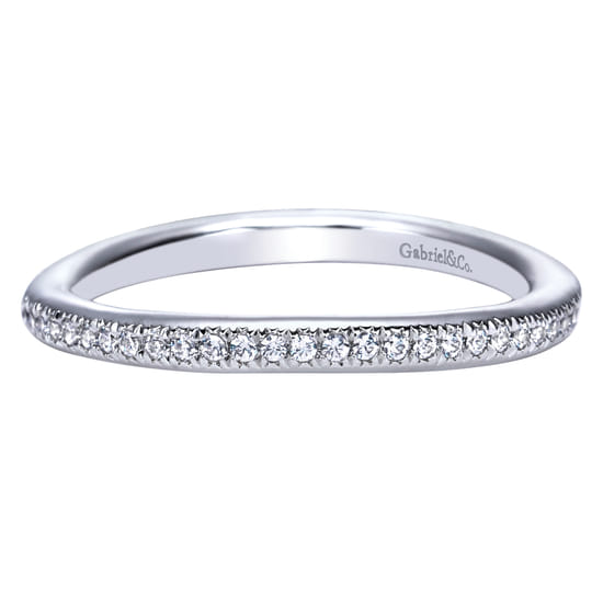 Gabriel - 14K White Gold   Matching Wedding Band