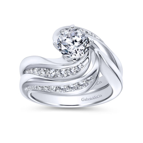 14K White Gold   Matching Wedding Band