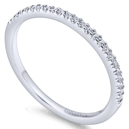 14K White Gold   Matching Wedding Band