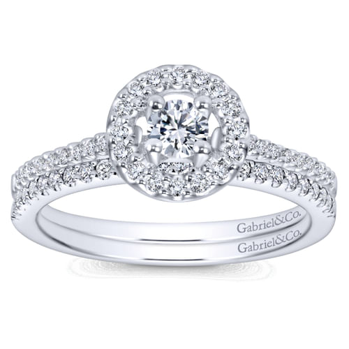 14K White Gold   Matching Wedding Band