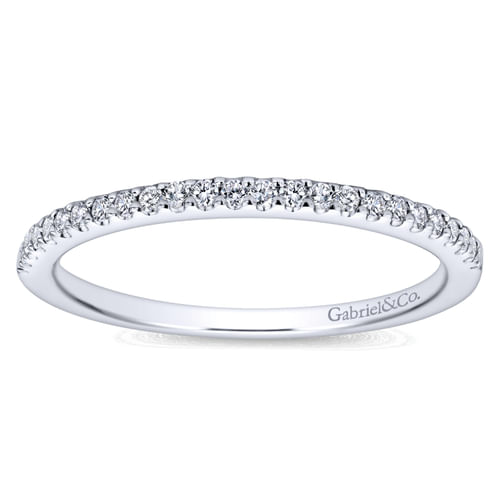 14K White Gold   Matching Wedding Band