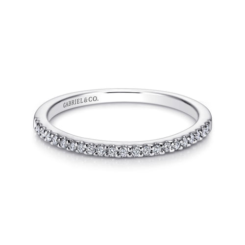 14K White Gold   Matching Wedding Band
