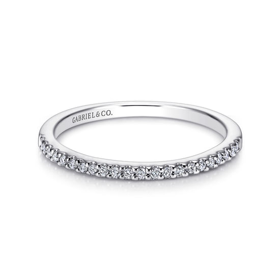 Gabriel - 14K White Gold   Matching Wedding Band
