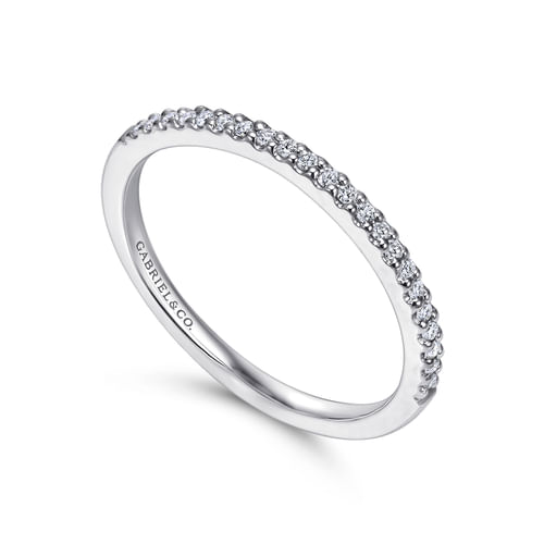 14K White Gold   Matching Wedding Band