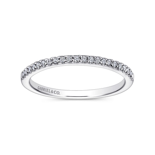 14K White Gold   Matching Wedding Band
