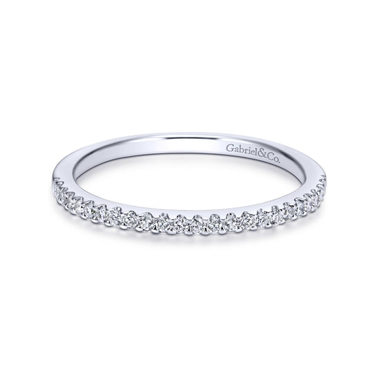 Gabriel - 14K White Gold   Matching Wedding Band