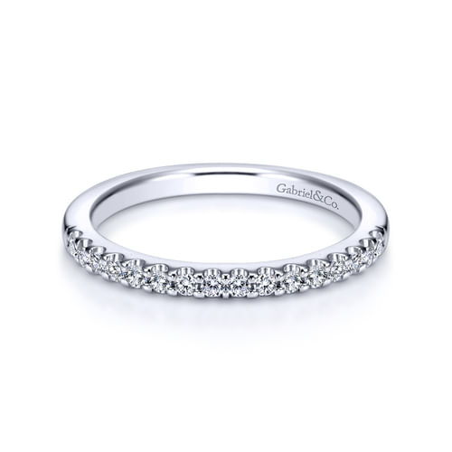 14K White Gold   Matching Wedding Band