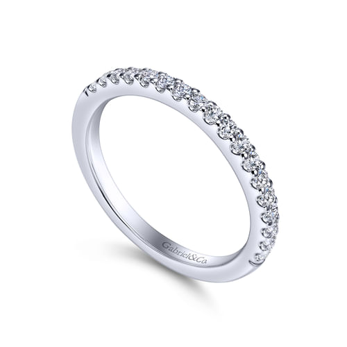 14K White Gold   Matching Wedding Band