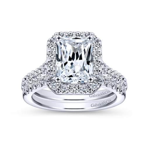 14K White Gold   Matching Wedding Band