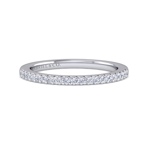 14K White Gold   Matching Wedding Band