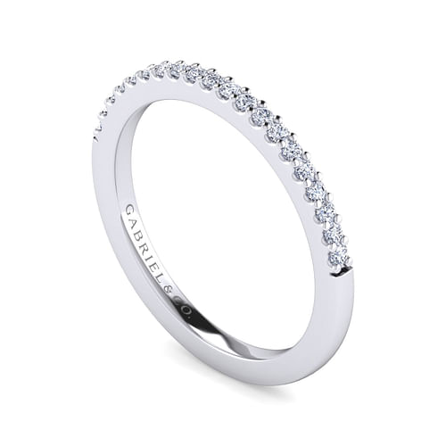 14K White Gold   Matching Wedding Band