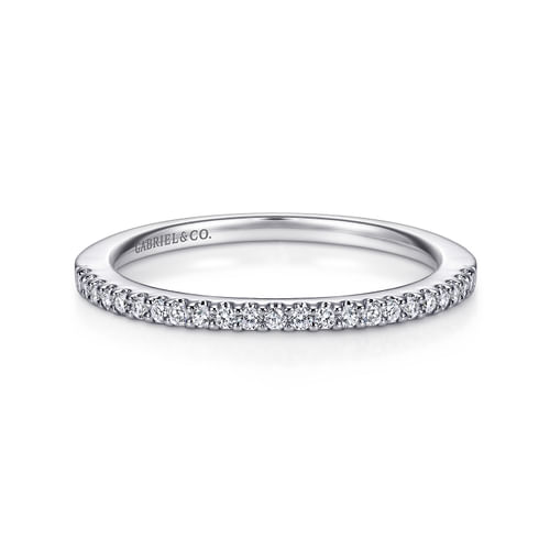 14K White Gold   Matching Wedding Band
