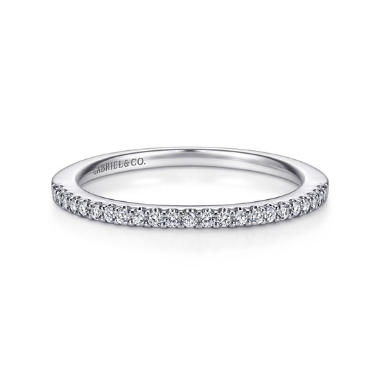 Gabriel - 14K White Gold   Matching Wedding Band