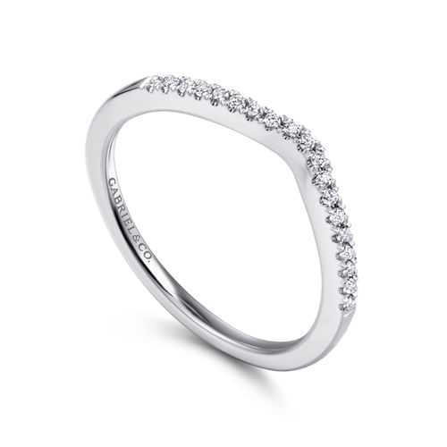 14K White Gold   Matching Wedding Band