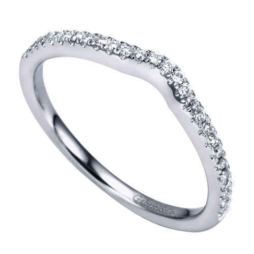 14K White Gold   Matching Wedding Band