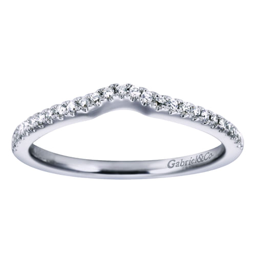 14K White Gold   Matching Wedding Band