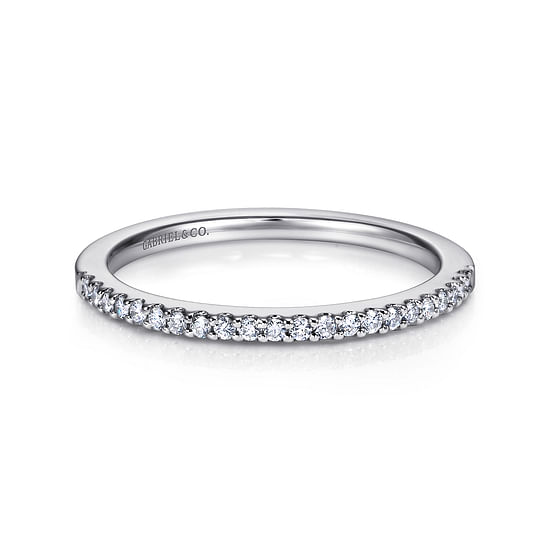 Gabriel - 14K White Gold   Matching Wedding Band