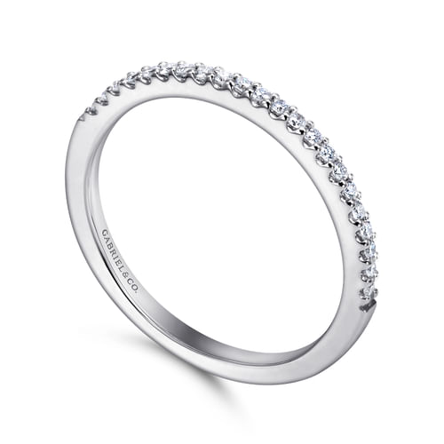 14K White Gold   Matching Wedding Band