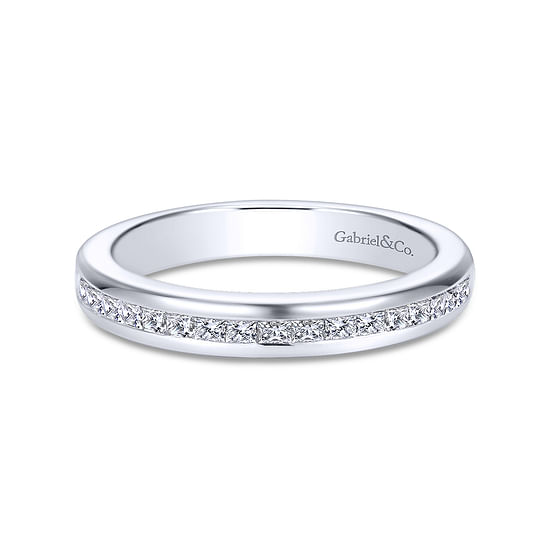 Gabriel - 14K White Gold   Matching Wedding Band